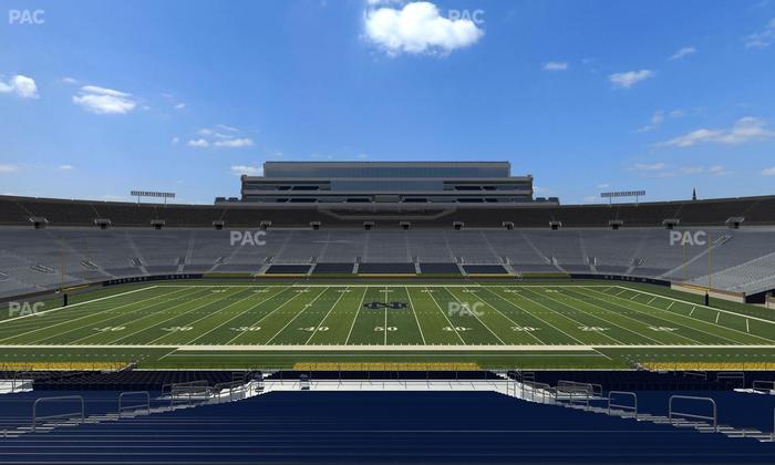 Notre Dame Stadium - Section 10 Seat View