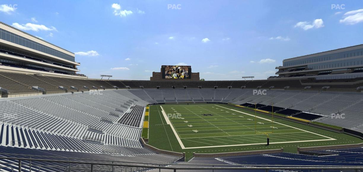Notre Dame Stadium - Section 103 Seat View