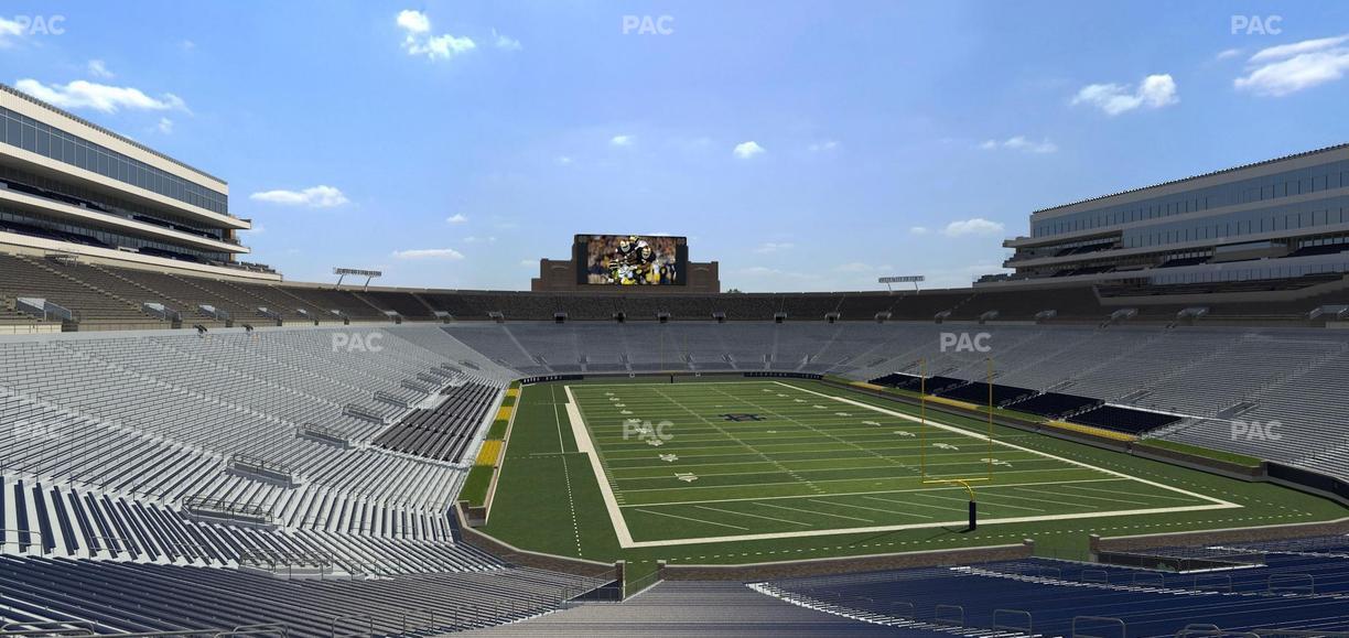 Notre Dame Stadium - Section 103 Seat View