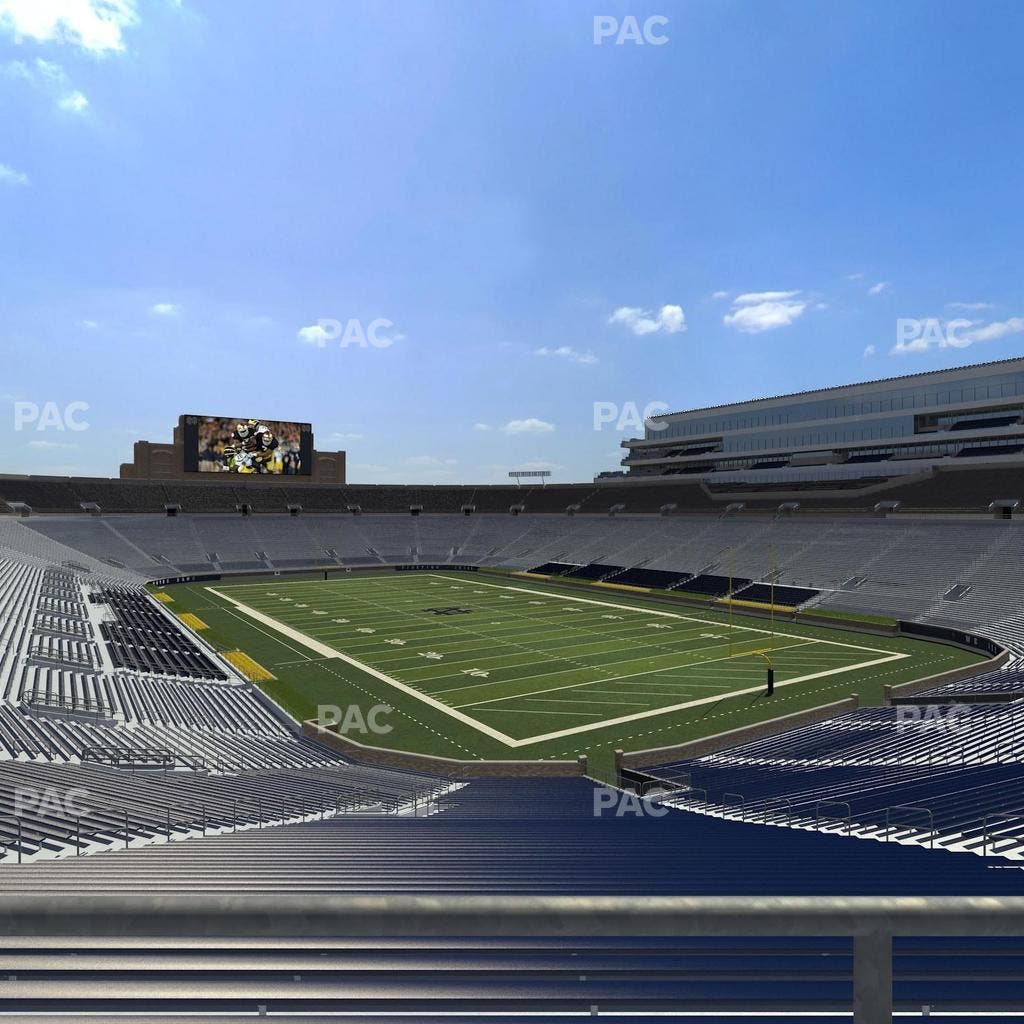 Notre Dame Stadium - Section 104 Seat View