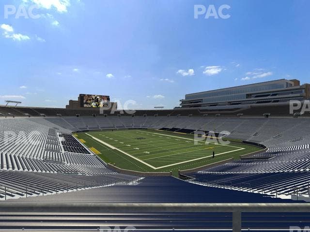Notre Dame Stadium - Section 104 Seat View