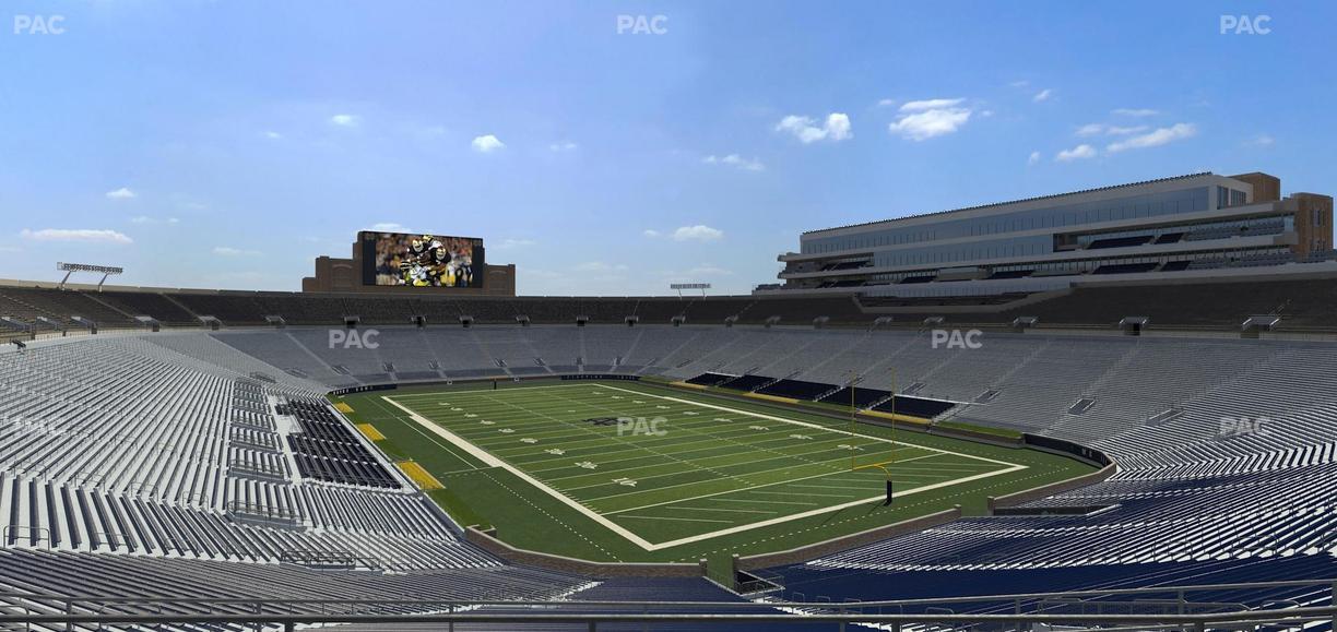 Notre Dame Stadium - Section 104 Seat View