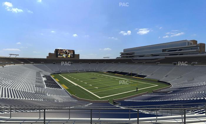 Notre Dame Stadium - Section 104 Seat View