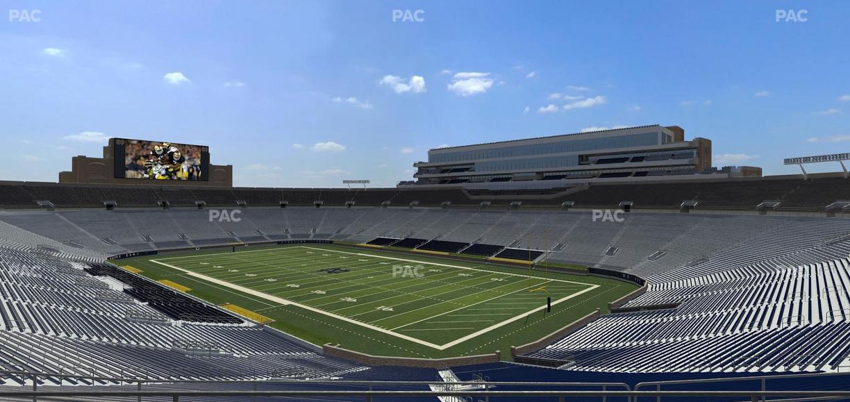 Notre Dame Stadium - Section 105 Seat View