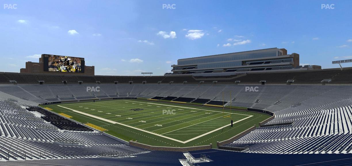 Notre Dame Stadium - Section 105 Seat View