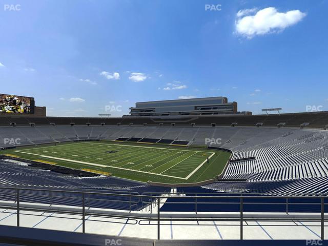 Notre Dame Stadium - Section 106 Seat View