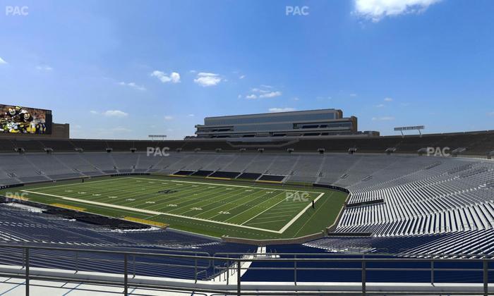 Notre Dame Stadium - Section 106 Seat View