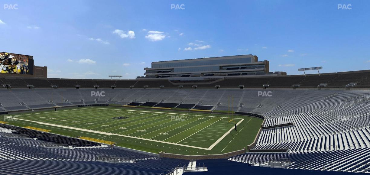 Notre Dame Stadium - Section 106 Seat View