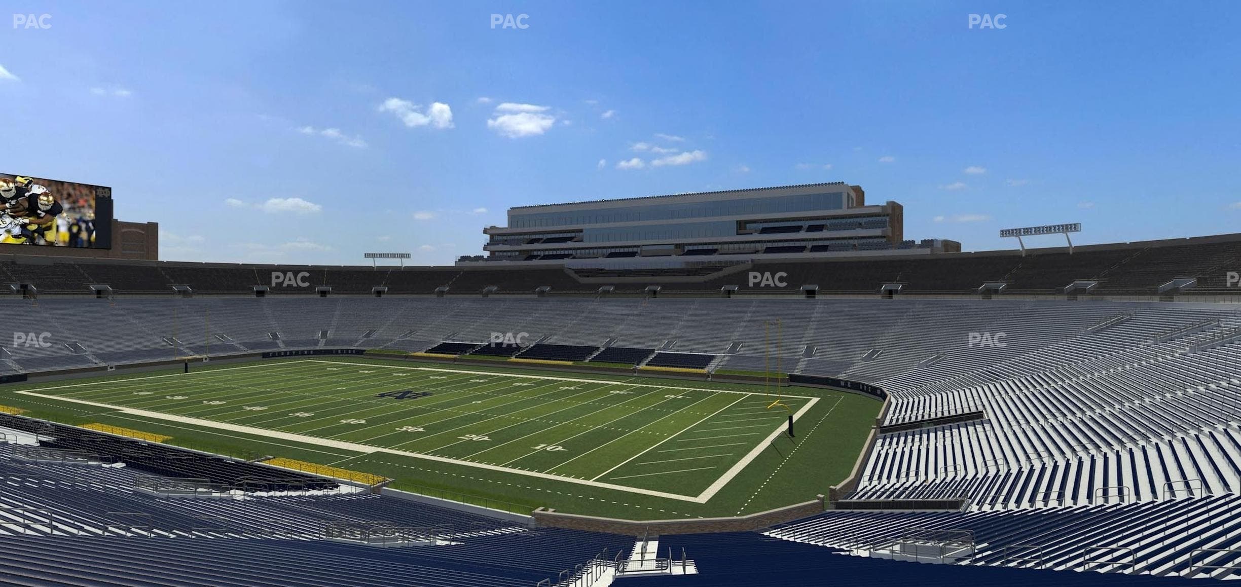 Notre Dame Stadium - Section 106 Seat View