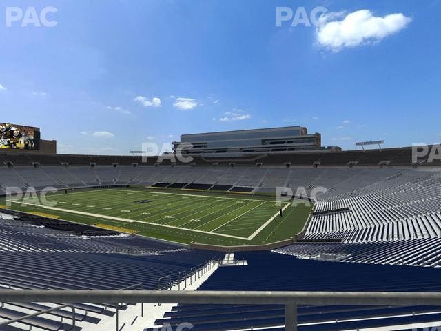 Notre Dame Stadium - Section 106 Seat View