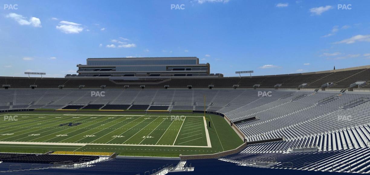 Notre Dame Stadium - Section 107 Seat View