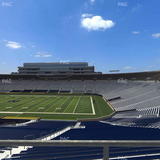 Notre Dame Stadium - Section 107 Seat View