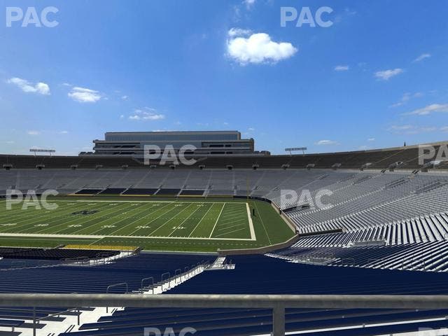 Notre Dame Stadium - Section 107 Seat View