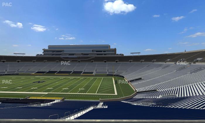 Notre Dame Stadium - Section 107 Seat View
