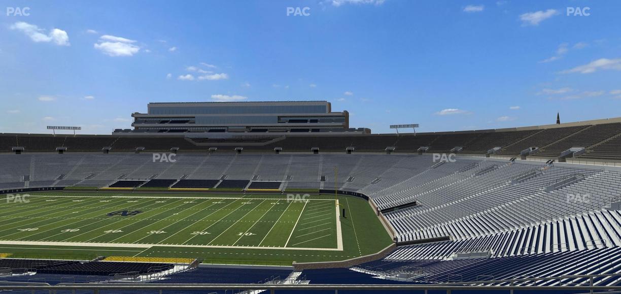 Notre Dame Stadium - Section 107 Seat View