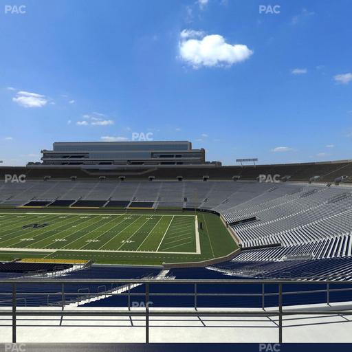 Notre Dame Stadium - Section 107 Seat View