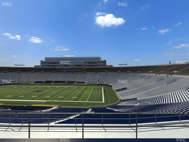 Notre Dame Stadium - Section 107 Seat View