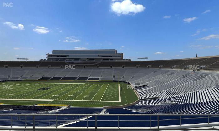 Notre Dame Stadium - Section 107 Seat View