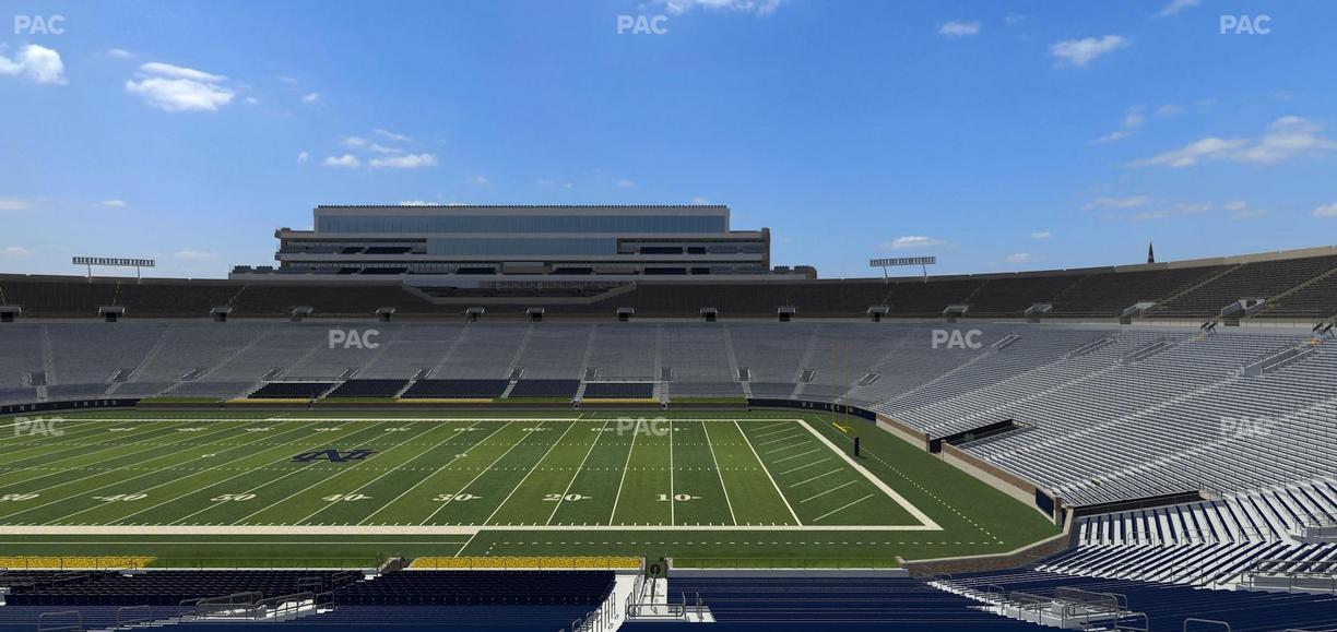 Notre Dame Stadium - Section 108 Seat View