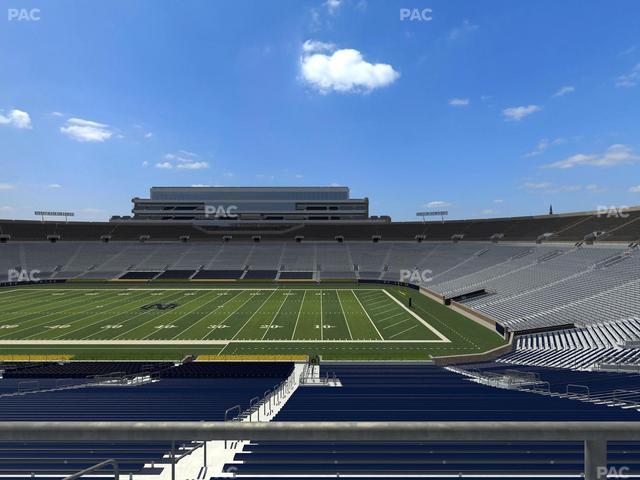 Notre Dame Stadium - Section 108 Seat View