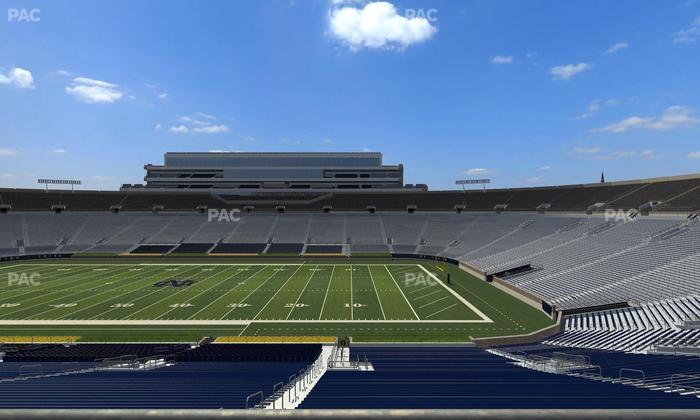 Notre Dame Stadium - Section 108 Seat View