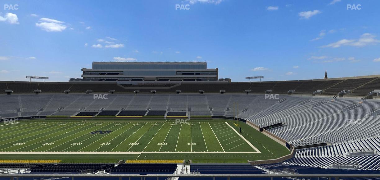 Notre Dame Stadium - Section 108 Seat View