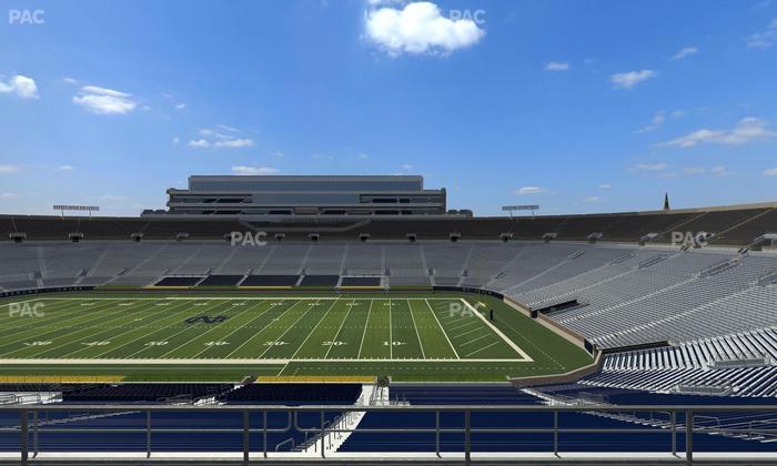 Notre Dame Stadium - Section 108 Seat View