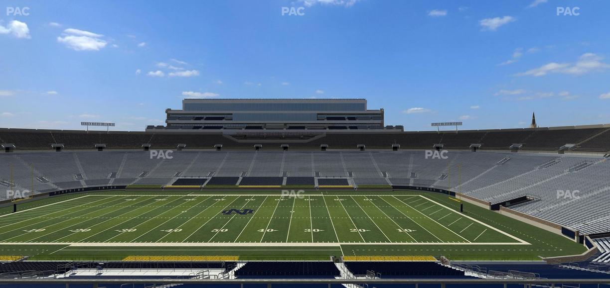 Notre Dame Stadium - Section 109 Seat View