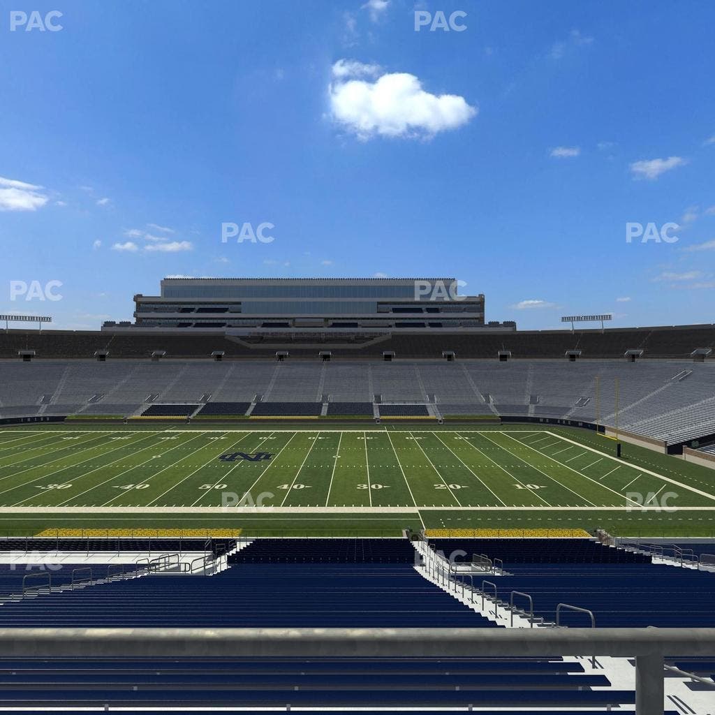 Notre Dame Stadium - Section 109 Seat View