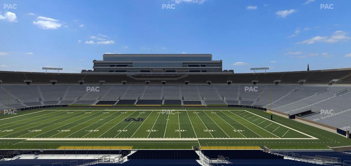 Notre Dame Stadium - Section 109 Seat View