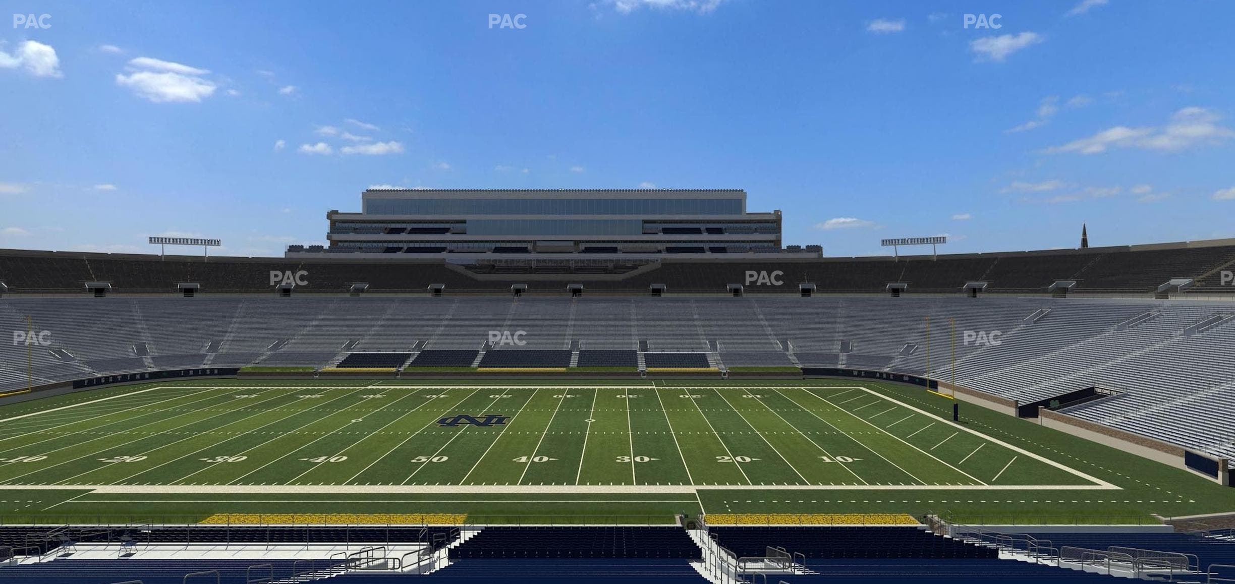Notre Dame Stadium - Section 109 Seat View