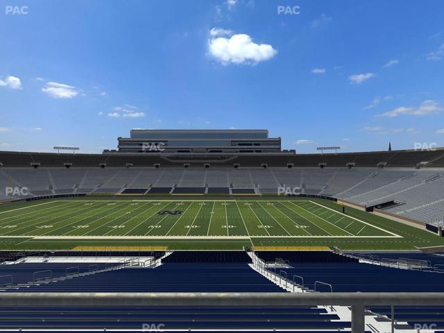 Notre Dame Stadium - Section 109 Seat View