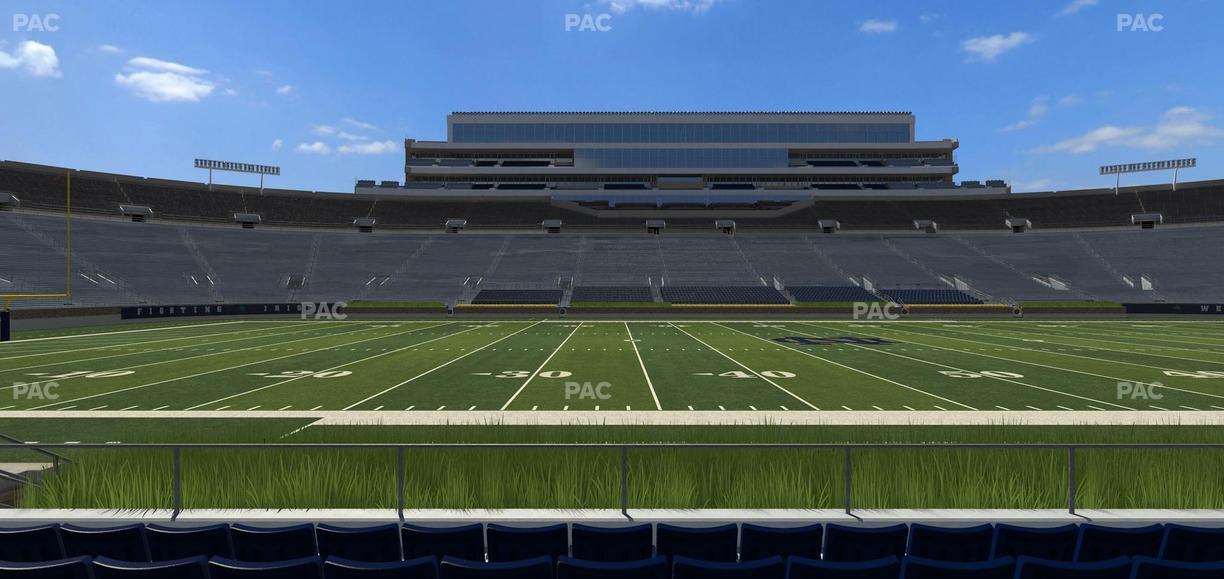 Notre Dame Stadium - Section 11 Seat View