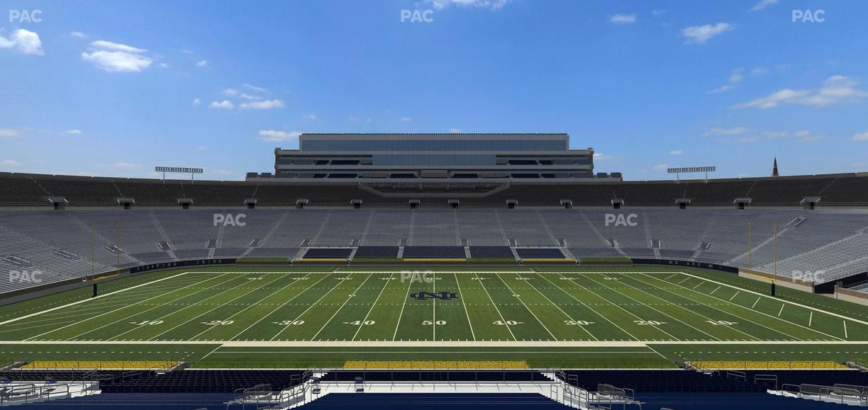 Notre Dame Stadium - Section 110 Seat View