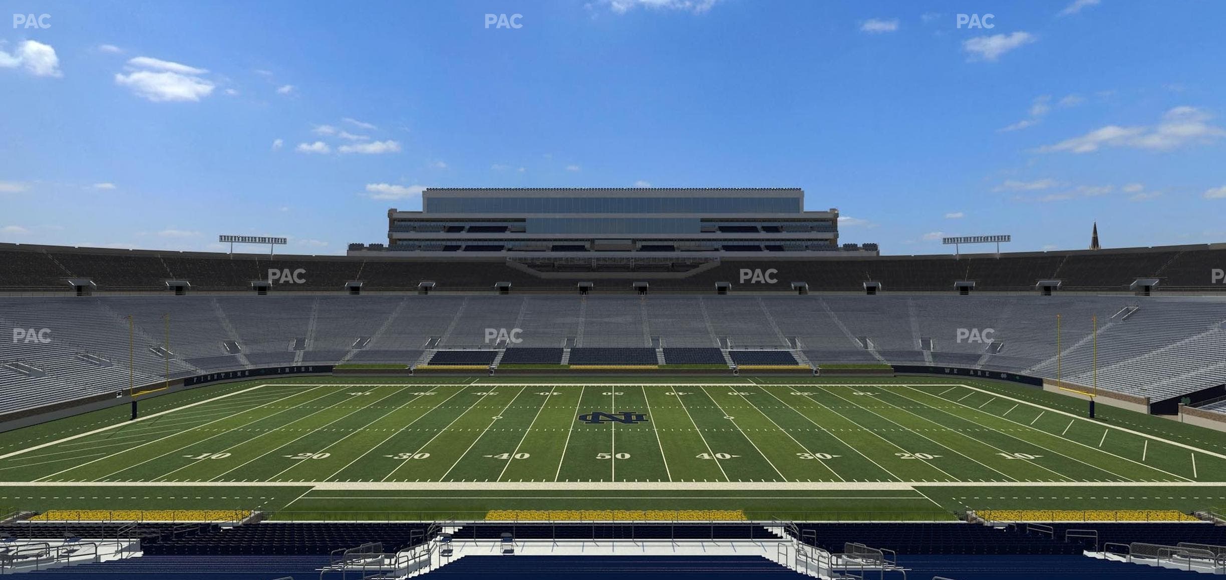 Notre Dame Stadium - Section 110 Seat View