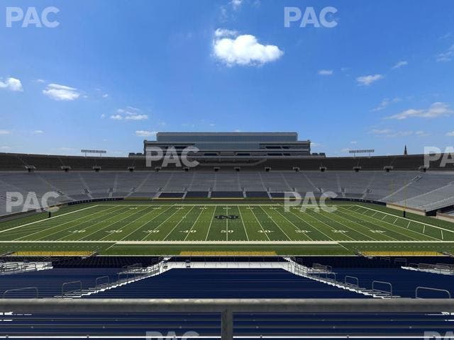 Notre Dame Stadium - Section 110 Seat View