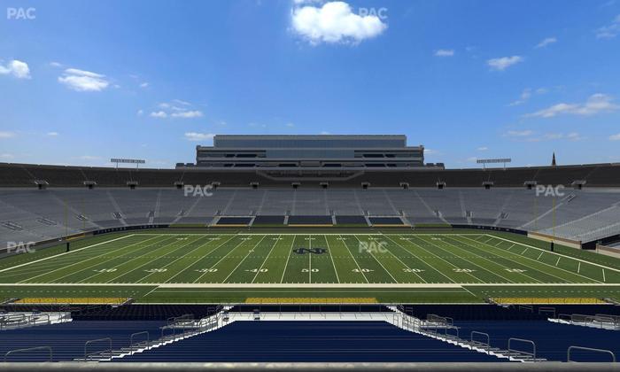 Notre Dame Stadium - Section 110 Seat View