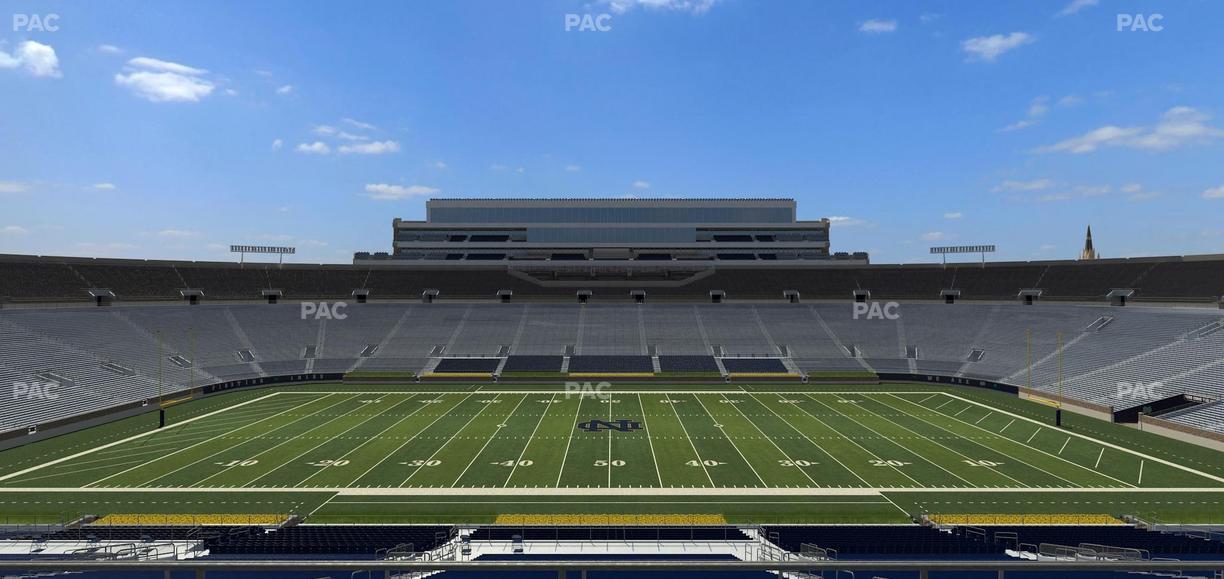 Notre Dame Stadium - Section 110 Seat View