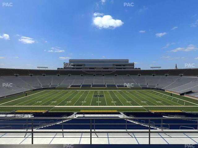 Notre Dame Stadium - Section 110 Seat View