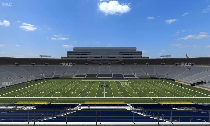 Notre Dame Stadium - Section 110 Seat View