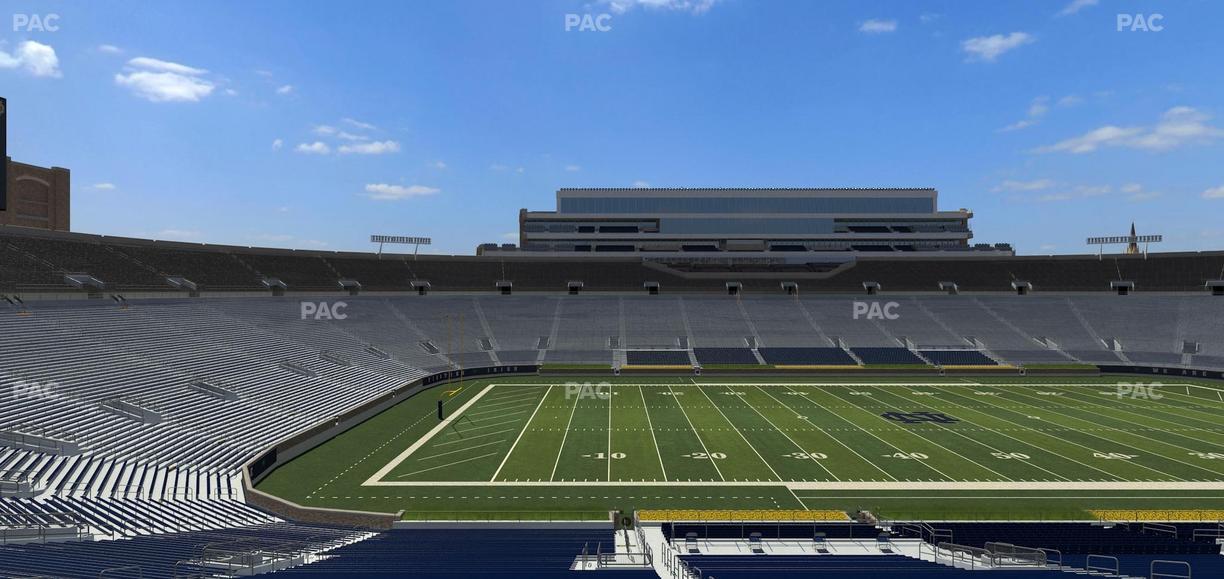 Notre Dame Stadium - Section 112 Seat View