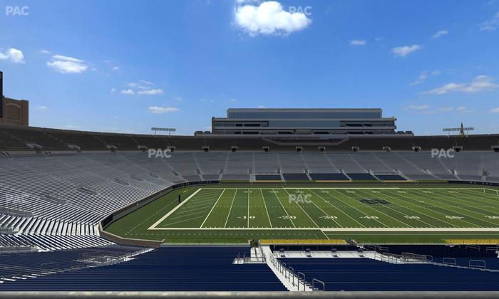 Notre Dame Stadium - Section 112 Seat View