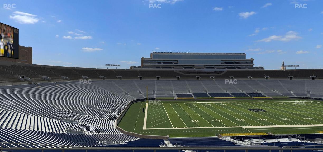 Notre Dame Stadium - Section 113 Seat View