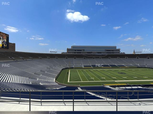 Notre Dame Stadium - Section 113 Seat View