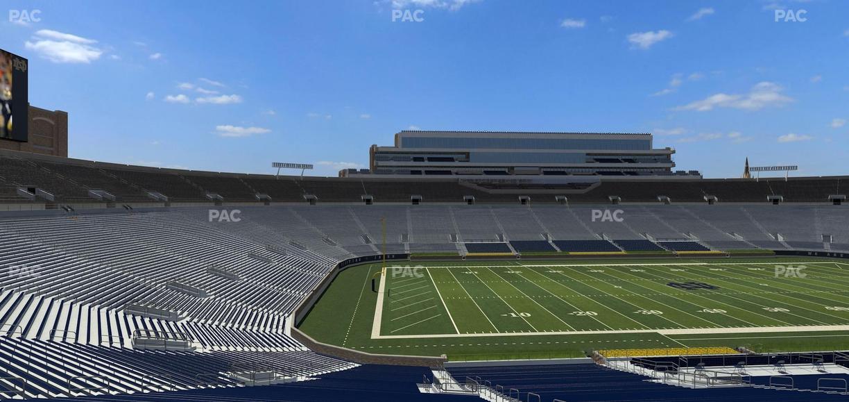 Notre Dame Stadium - Section 113 Seat View