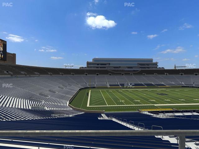 Notre Dame Stadium - Section 113 Seat View