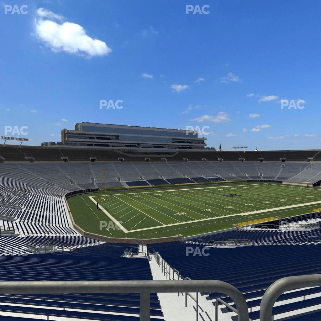 Notre Dame Stadium - Section 114 Seat View