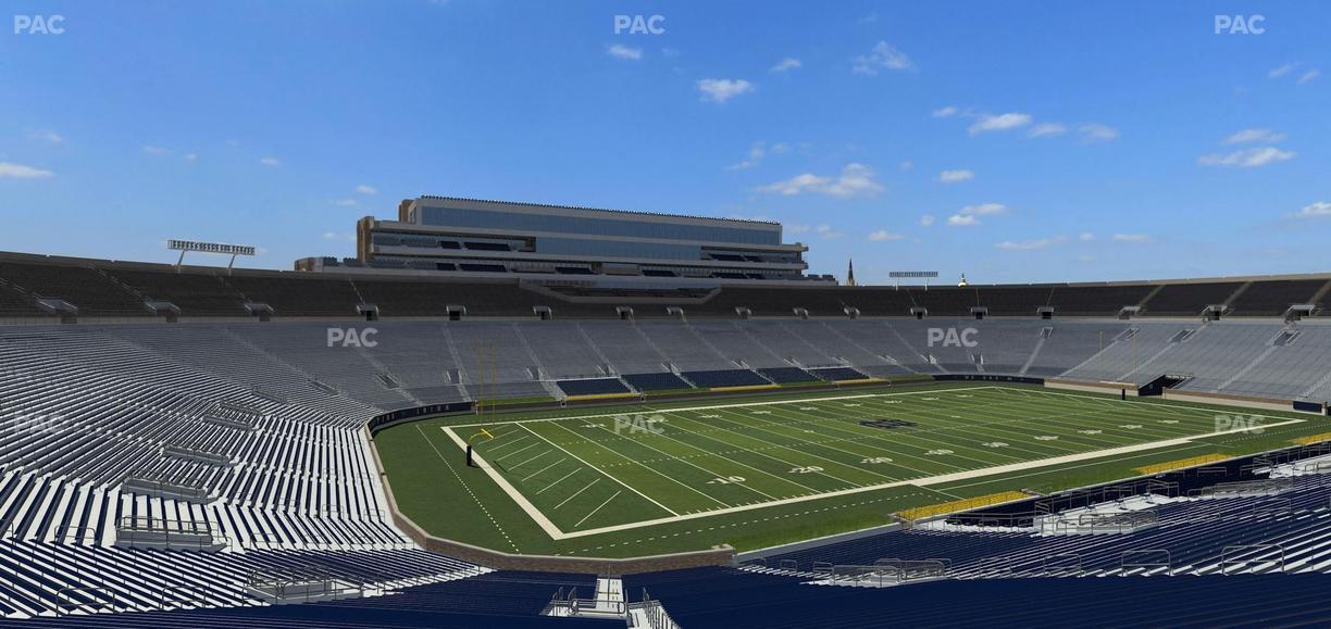 Notre Dame Stadium - Section 114 Seat View