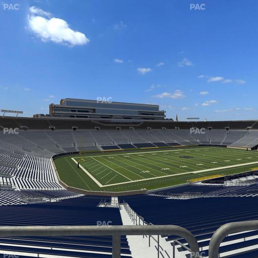 Notre Dame Stadium - Section 114 Seat View