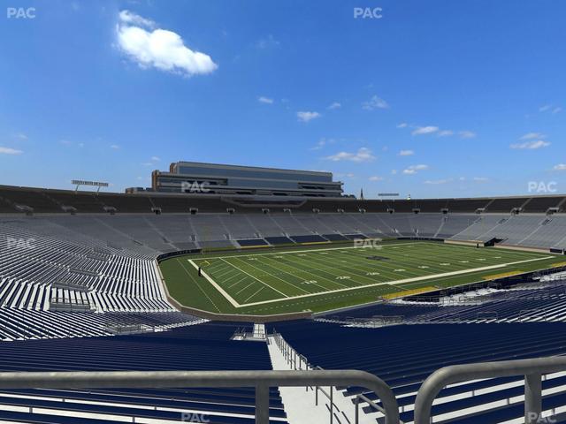 Notre Dame Stadium - Section 114 Seat View